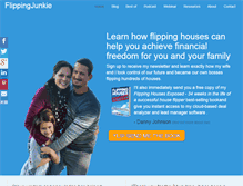 Tablet Screenshot of flippingjunkie.com